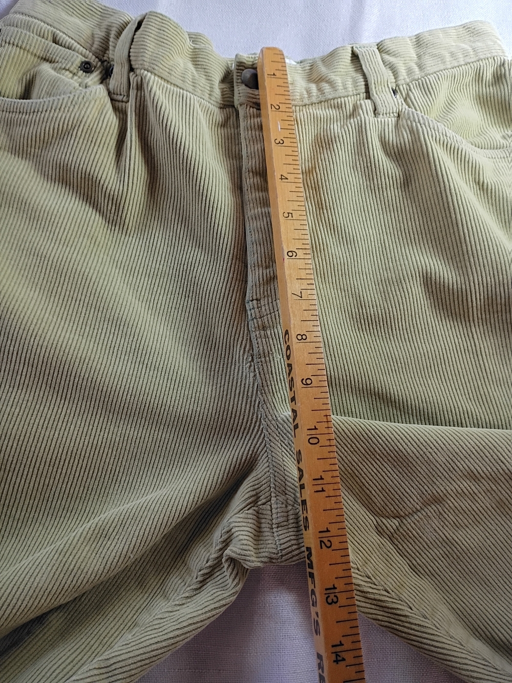 Chadwicks Women's Corduroy Pants in Powder Green Size 12Petite - Picture 5 of 7